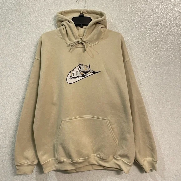 Appa Check Cream Hoodie avatar last air bender - Picture 3 of 6